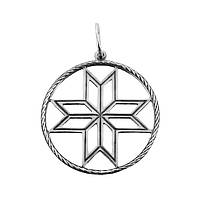 Підвіска - кулон срібний Алатир