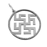 Підвіска - кулон срібна ОДОЛЕНЬ ТРАВА, КВІТКА ПАПОРОТНИКА