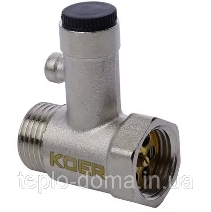 Запобіжний клапан KOER KR.1039 1/2" для бойлера