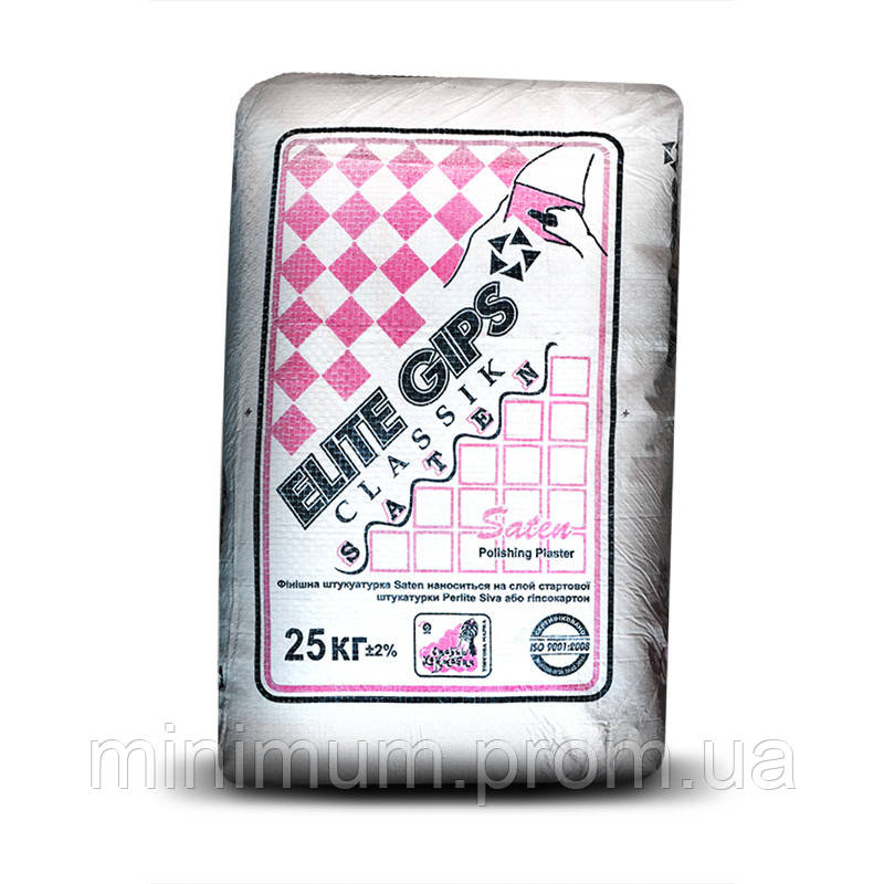 Elite Gips Saten Еліт Сатенгіпс Фінішна шпаклівка 25 кг (ТУРЕЧЧИНА)