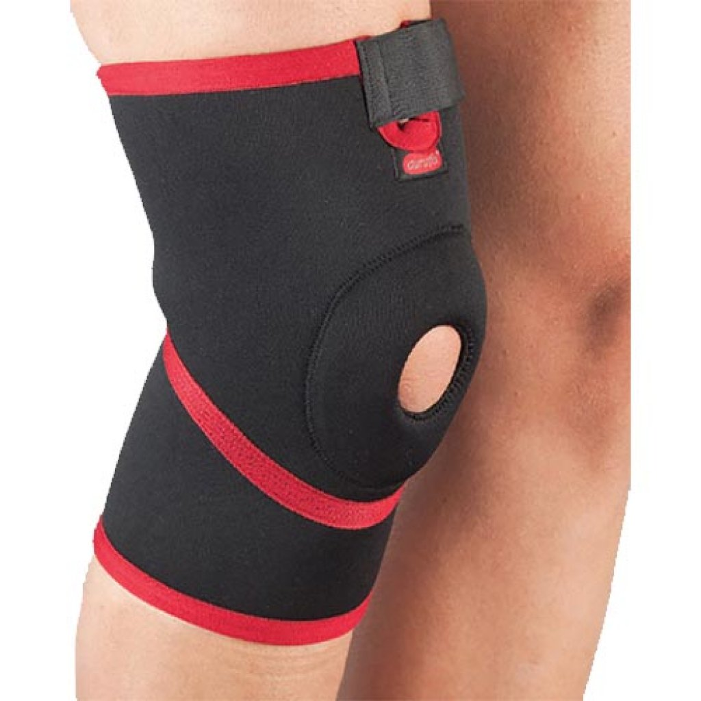 Наколінник з відкритою чашкою і силіконовим кільцем - Aurafix 101, фото 1