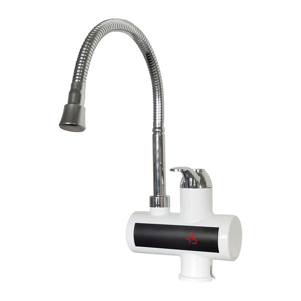 Електричний проточний водонагрівач ZERIX ELW21 - EF 3 КВТ на мийку (з индик. темп.), фото 1