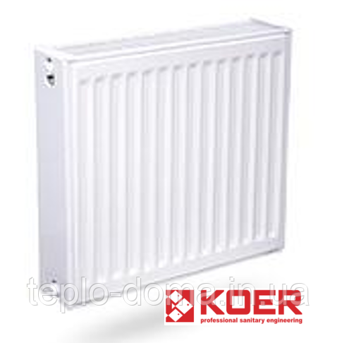Сталевий радіатор Koer 22 тип 500*400(бокове підключення) (Туреччина)