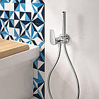 Змішувач для гігієнічного душу TRES CANIGÓ-TRES прихованого монтажу хром латунь 21712301, фото 2