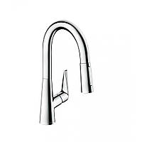 Кран кухонный с душевой лейкой HANSGROHE Talis M51 72815000 хром латунь 113294