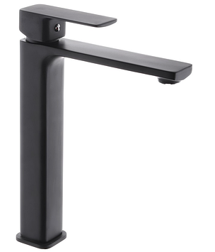 Змішувач для умивальника KUBUS 001 HIGH BLACK
