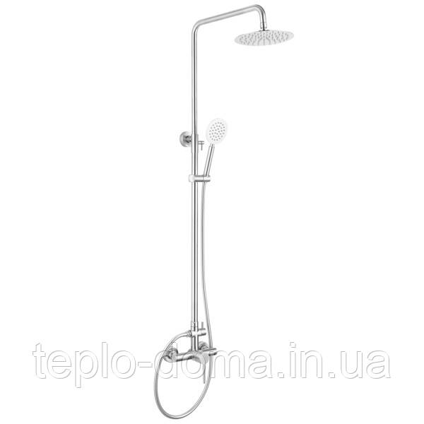 MIXXUS SUS-003-J WHITE Душова колона із змішувачем з нерж. стали