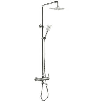 ZERIX LR72404 Душова колона із змішувачем з нерж. стали