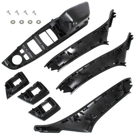 BMW 5 F10 F11 09-17 ЧОРНА внутрішня ручка лівої передньої двері арт DA-25127, фото 2