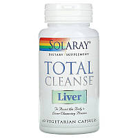 Solaray, Total Cleanse, для Очистки Печени, 60 вегетарианских капсул