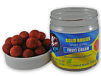 Бойли варені Piranhas Baits Solid Boilies Sport Series Fruit Cream 16mm 100gr