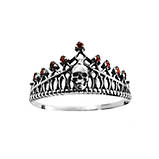 Авторське жіноче кільце із срібла Череп, фото 2