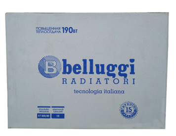 АЛЮМІНІЄВИЙ РАДІАТОР BELLUGGI 500*80, ІТАЛІЯ