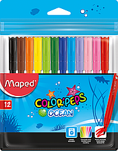 Набір фломастерів maped mp.845720 color peps ocean на 12 кольорів