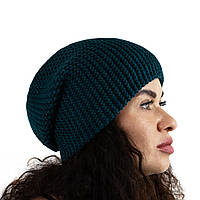 Шапка в'язана темно-коричневий