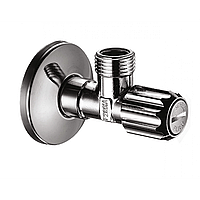 Кран приборный угловой 1/2"x3/8" HANSGROHE 13904000 нр-нр ручка 113791