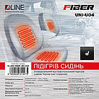Підігрів сидінь QLine Fiber UNI-U04 TOYOTA  (1 сидіння) інсталяційний комплект вбудованих підігрівів сидінь, фото 2