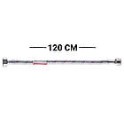 Шланг гнучкий для підключення води ZERIX зв-вн 1/2"x1/2" 120 см 64454 ZX3023, фото 3