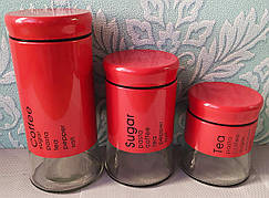 Набір для цукру, чаю та кави A-PLUS | | Набір пляшечок | Набір ємностей