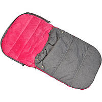 Спальник дитячий на санки ENERO (90*45см) Сірий/рожевий