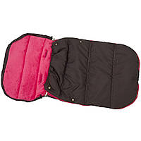 Спальник дитячий на санки ENERO (90*45см) Чорний/рожевий