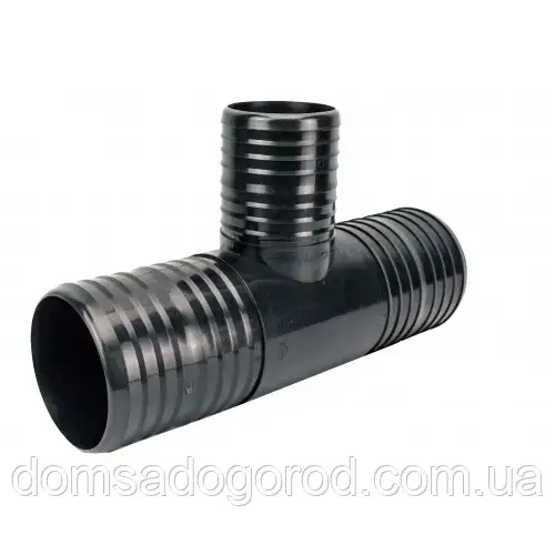 Трійник редукційний на layflat 4"x 3”x 4” (100*75*100 мм.) SANTEHPLAST
