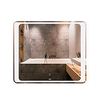 Дзеркало прямокутне для ванної Q-TAP Leo QT117814187080W 70x80см із підсвіткою 114509