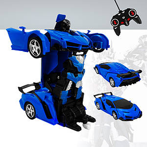 Дитяча іграшка робот Трансформер Lamborghini іграшкова машина на радіокеруванні на пульті для хлопчиків