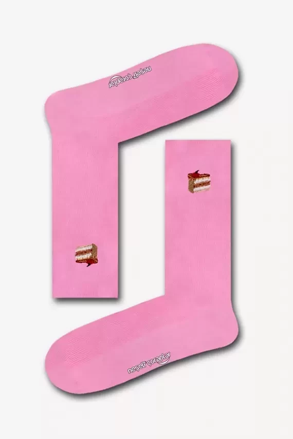Шкарпетки з вишивкою Neseli Daily, Торт, One Size (37-42)