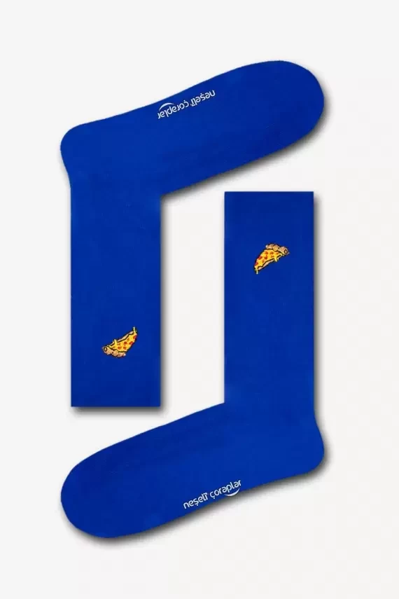 Шкарпетки з вишивкою Neseli Daily, Піца, One Size (37-42)