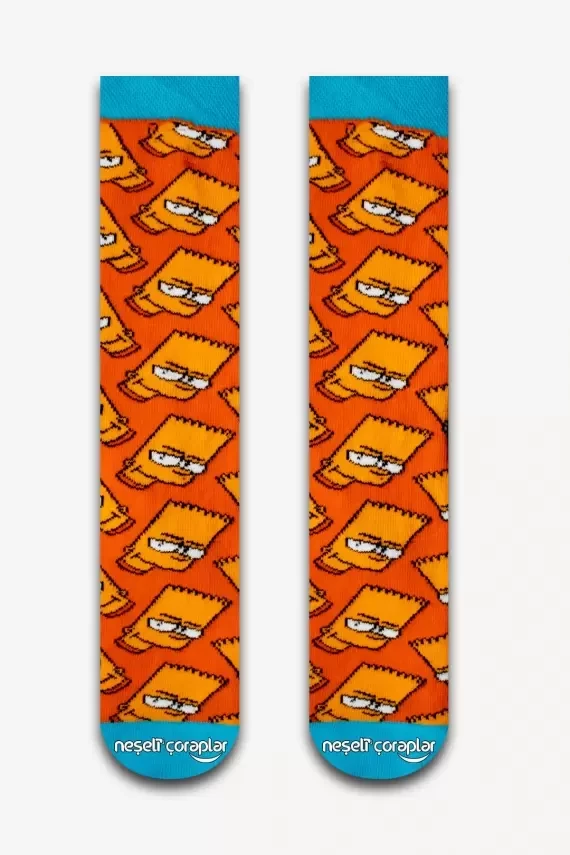 Шкарпетки Neseli Барт Сімпсон, One size (37-42)