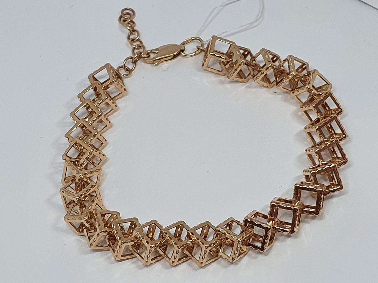 Золотий браслет на ногу. БС801И, фото 1