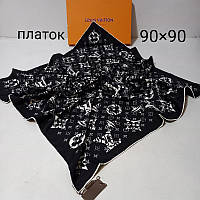 Жіночий платок шовковий брендовий красивий В Кольорах