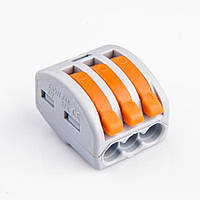 Клемa з'єднувальна WG-3, PCT-213 (тип WAGO 222) 1уп-100шт