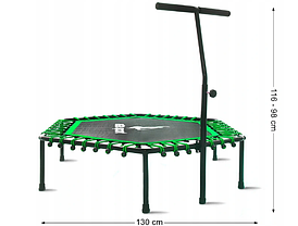 Фітнес батут з ручкою АGA SPORT FITNESS 130 cм, фото 5