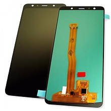 Дисплей Samsung A7 2018 Galaxy A750 + сенсор чорний OLED, (Small LCD) | модуль