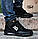 Ботинки Зимние New B@lance Кроссовки Мужские на Меху Черные (размеры: 42,43,44,45) Видео Обзор, фото 2