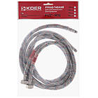 Шланг для підключення змішувача KOER зв-вн M10(LONG)x1/2" 120 см 81706 KR0278, фото 3