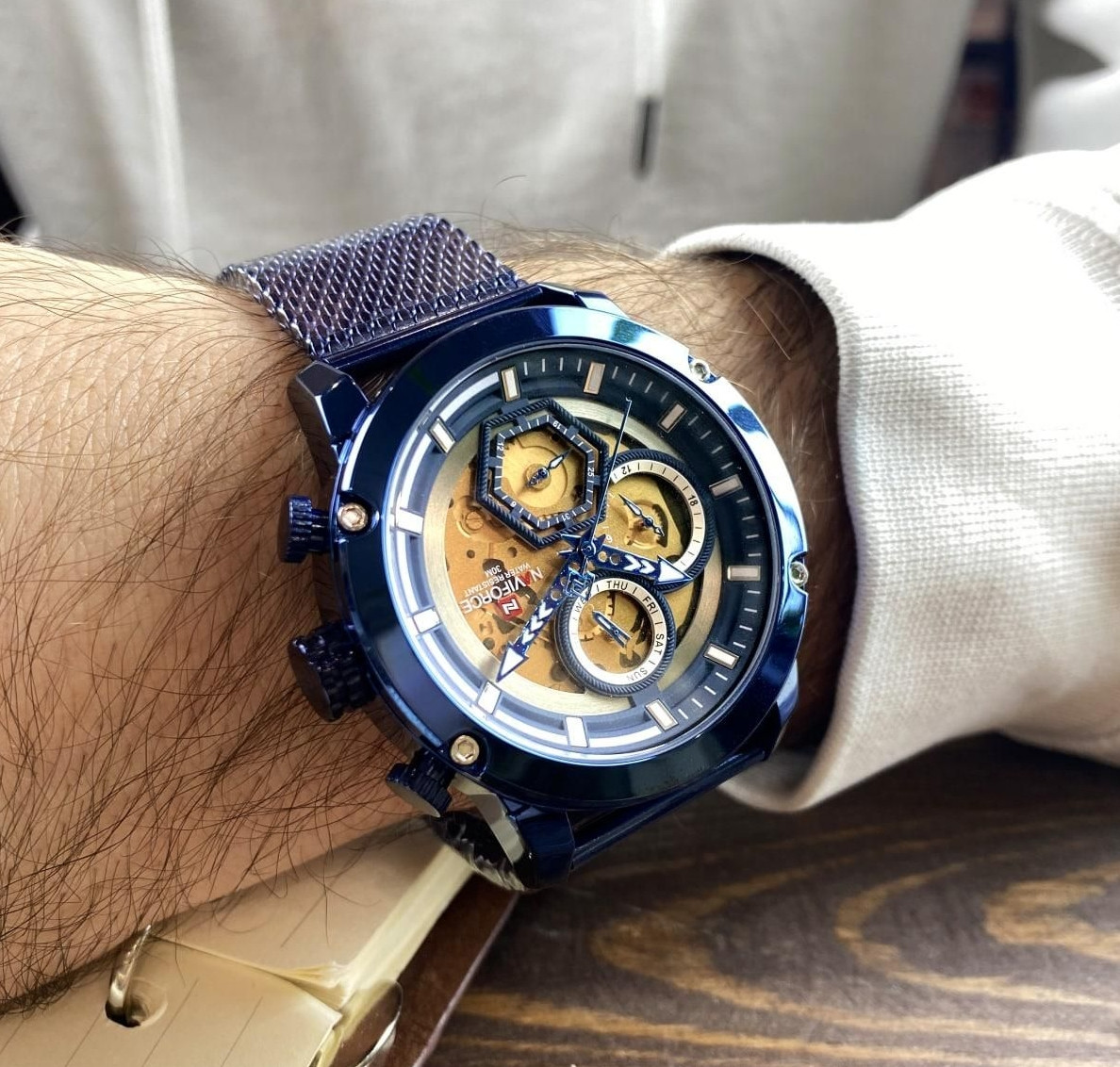 Naviforce NF9167 All Blue