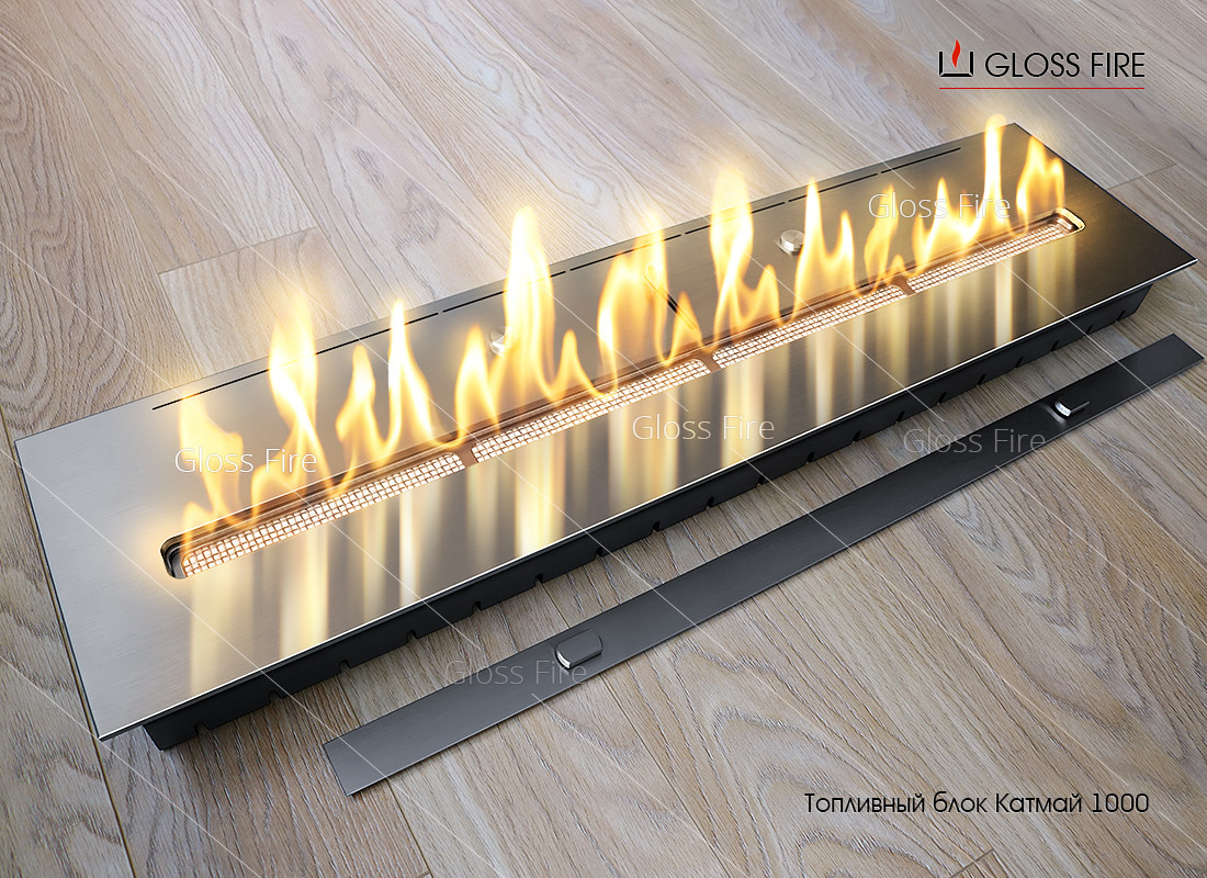 Механічний біокамін Катмай 1000 GlossFire, фото 1
