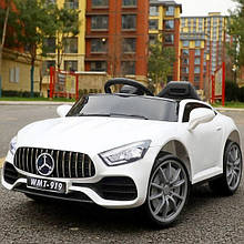 Дитячий електромобіль машина Mercedes-Benz M 4612EBLR-1 White (MP3, SD, USB, мотори 2x25W, акум.12V7AH