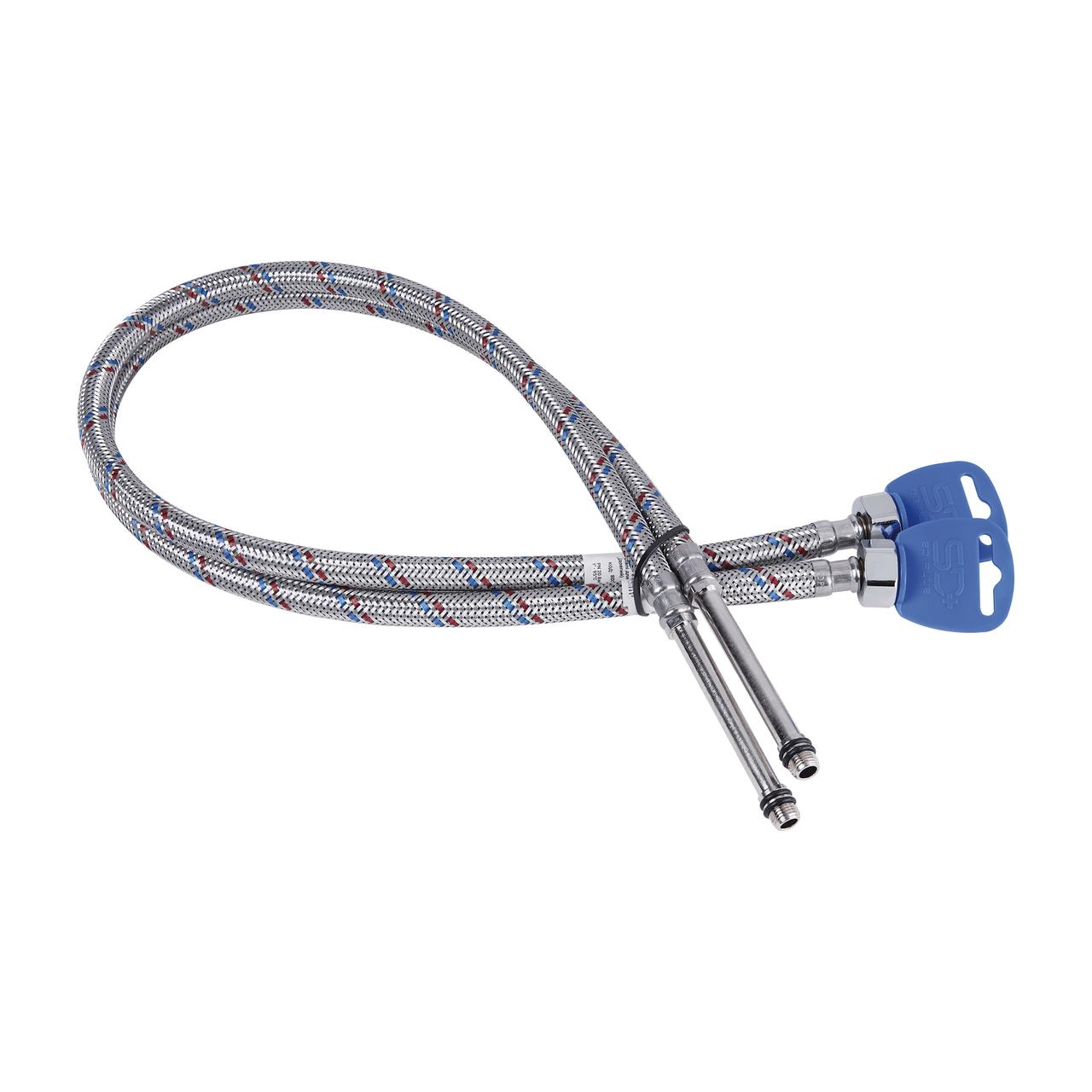 Шланг для підключення змішувача SANDIPLUS зв-вн M10x1/2" 80 см 79199 SD396W80L