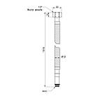 Шланг для підключення змішувача SANDIPLUS зв-вн M10x1/2" 150 см 79203 SD396W150, фото 3