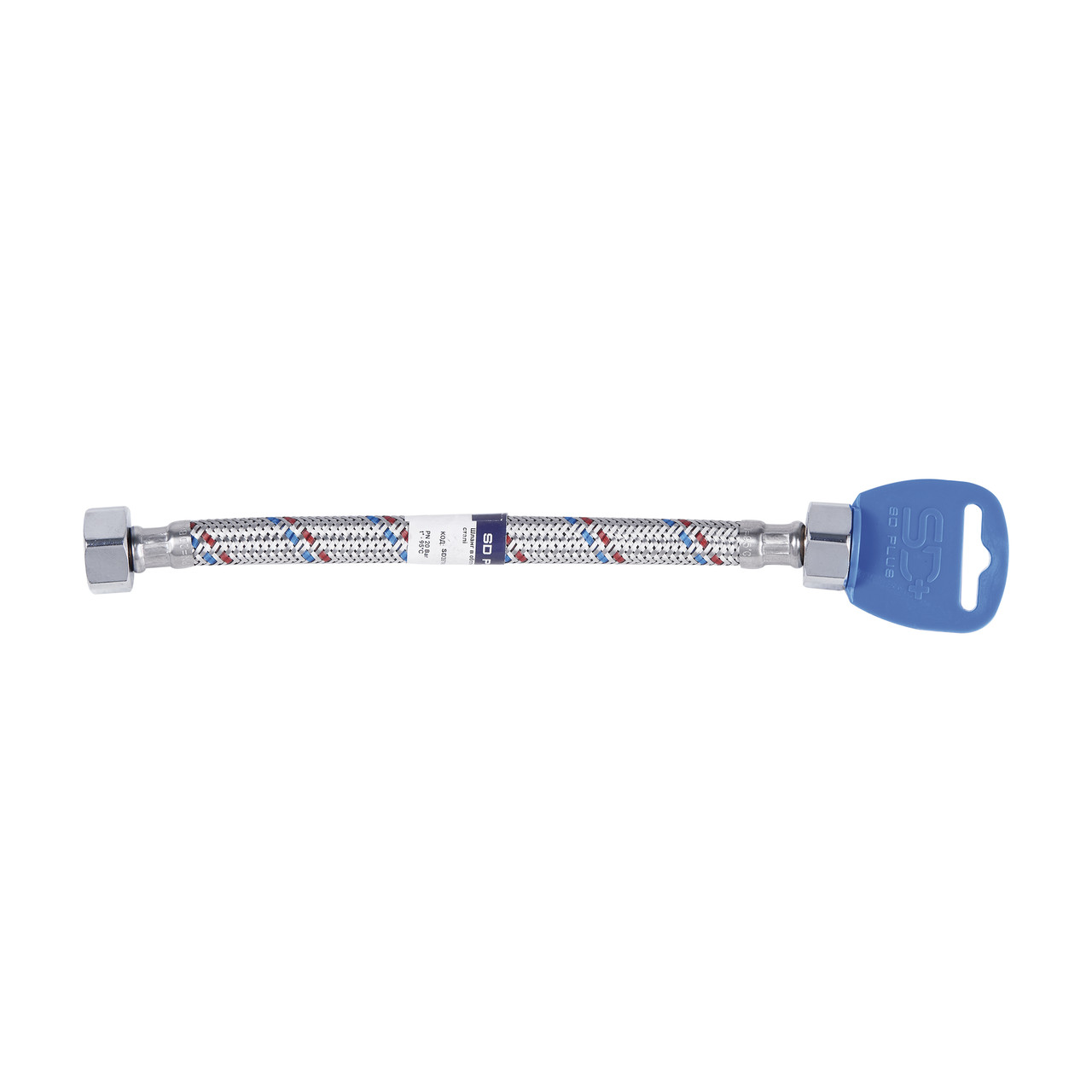Шланг гнучкий для підключення води SANDIPLUS вн-вн 1/2"x1/2" 20 см 79204 SD397W20