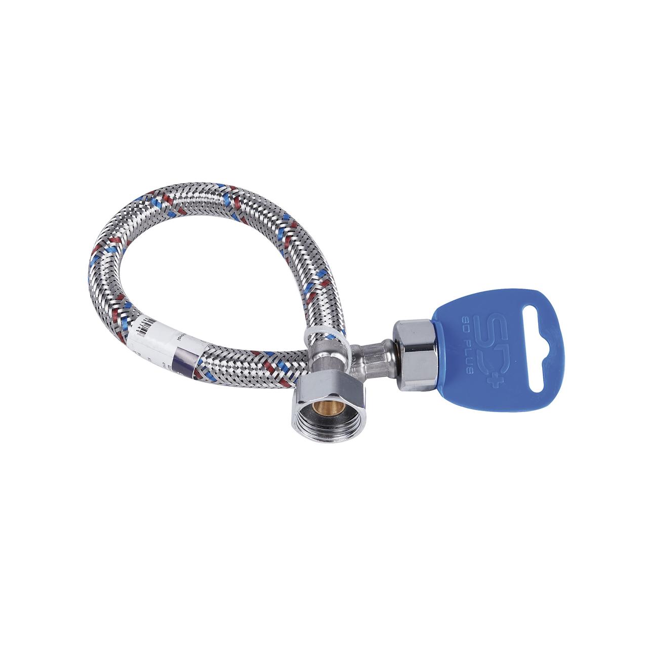 Шланг гнучкий для підключення води SANDIPLUS вн-вн 1/2"x1/2" 30 см 79206 SD397W30