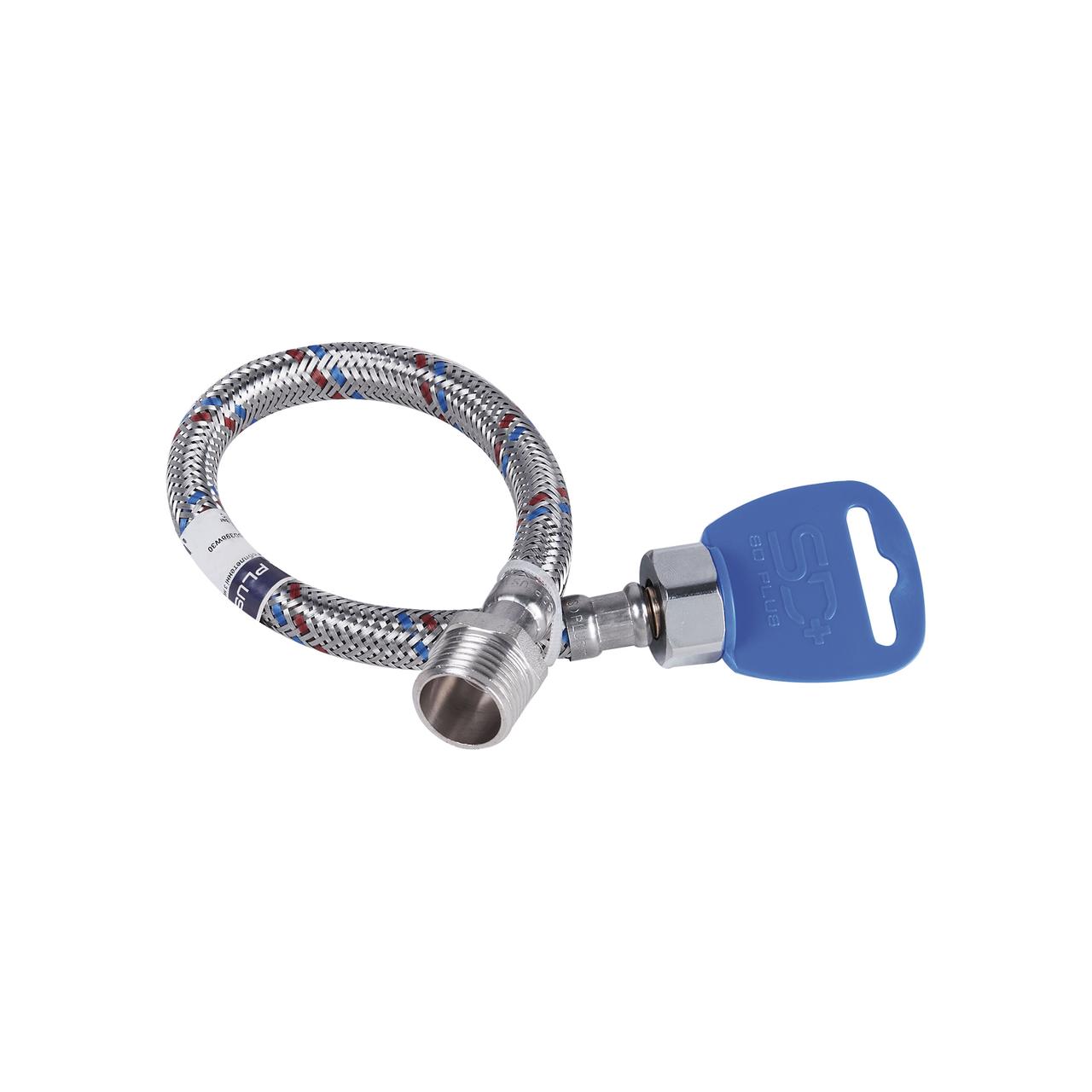 Шланг гнучкий для підключення води SANDIPLUS зв-вн 1/2"x1/2" 30 см 79207 SD398W30