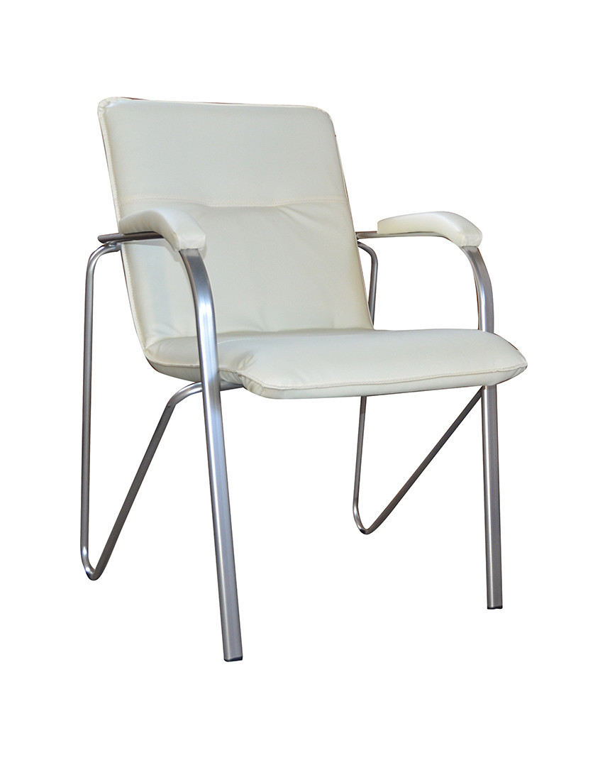 Офісний стілець для персоналу світло-бежевого кольору Samba Alum
