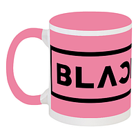 Кружка BLACKPINK - Black Logo - Pink (розовая)
