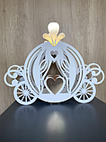 Декоративна фігурка Карета заввишки 60 см Manific Decor, фото 3