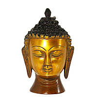 Голова Будды - статуэтка из бронзы (10х6х6 см)